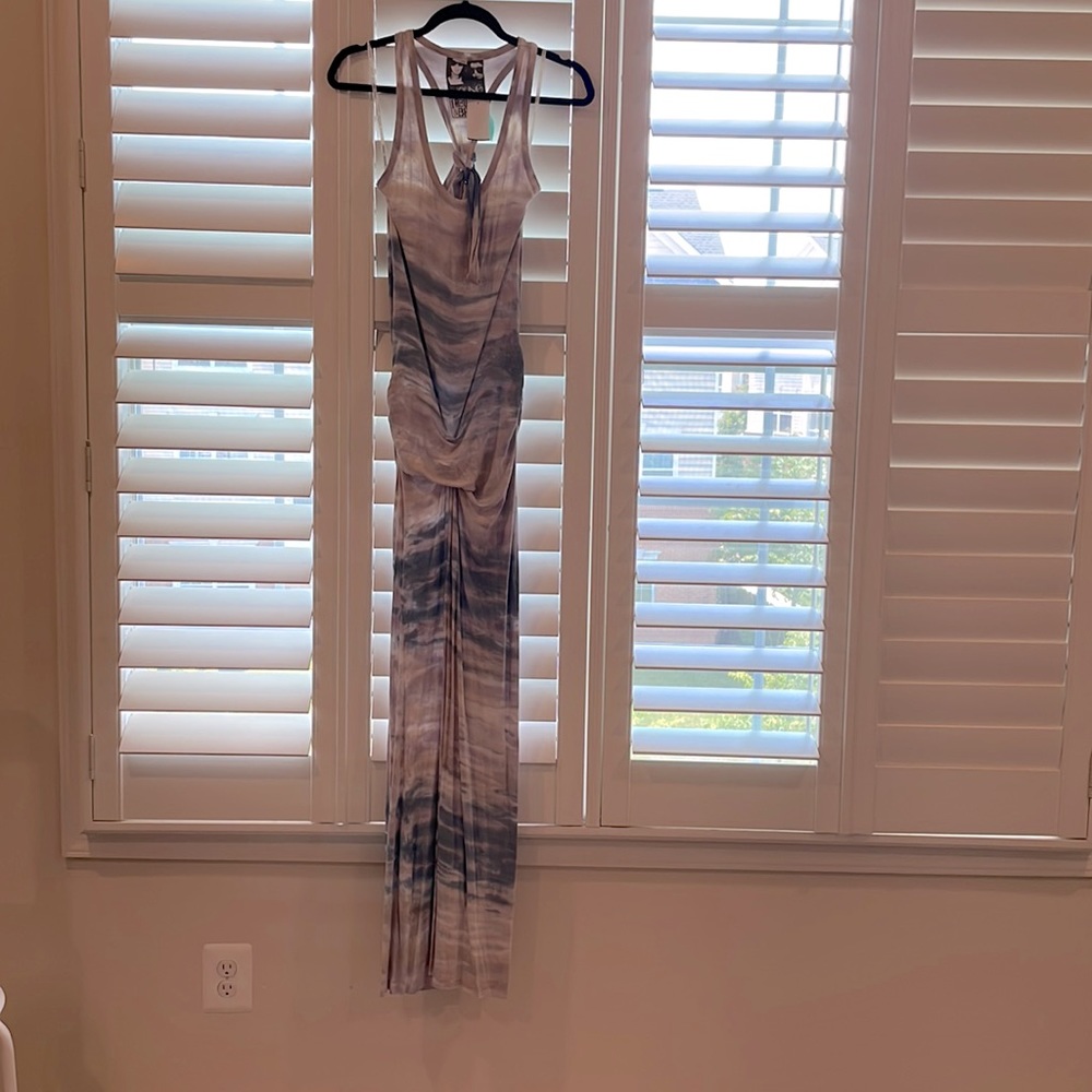 Young fabulous & broke Jersey tiedye print dress